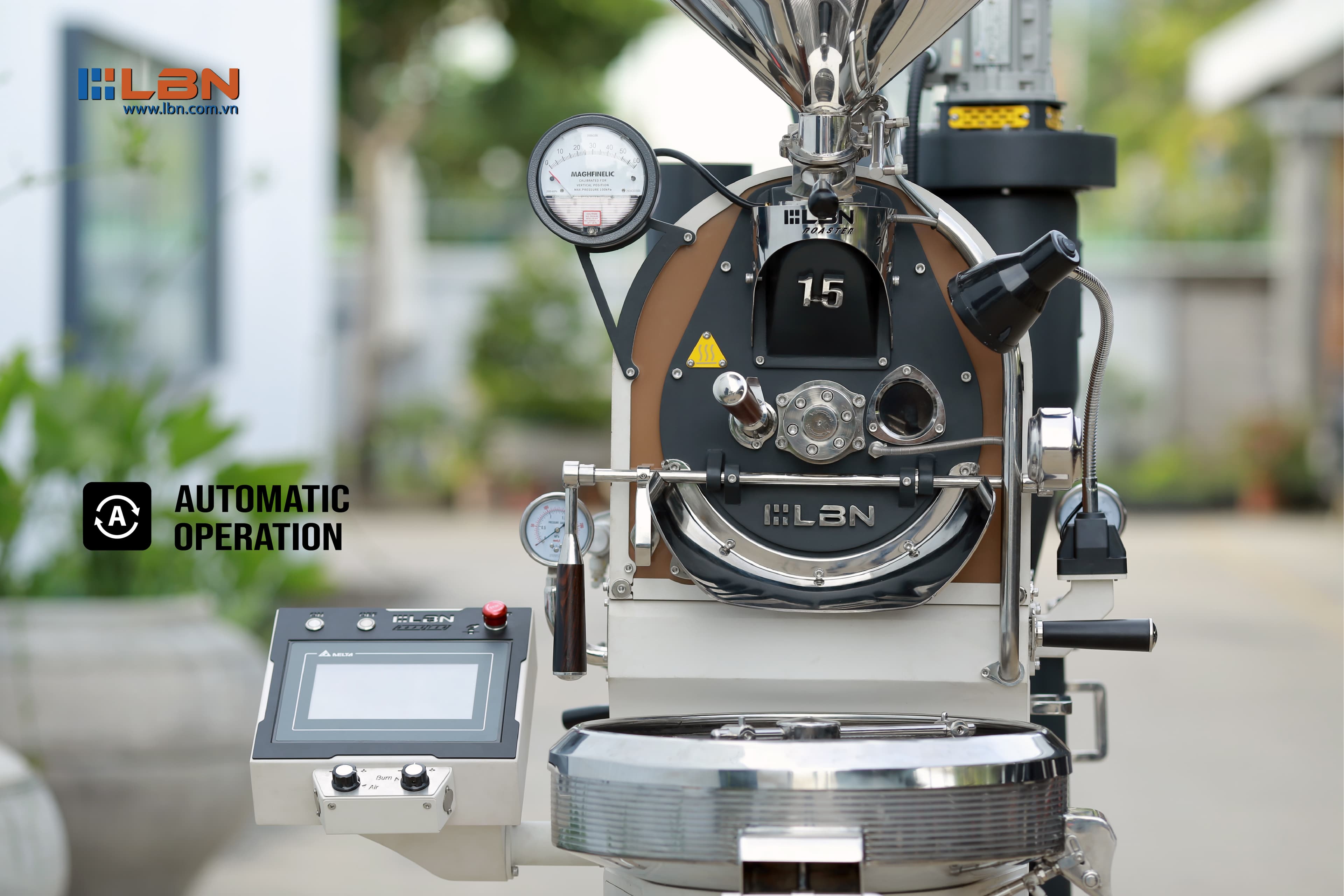 Máy Rang Cà Phê LBN Classic 1.5KG